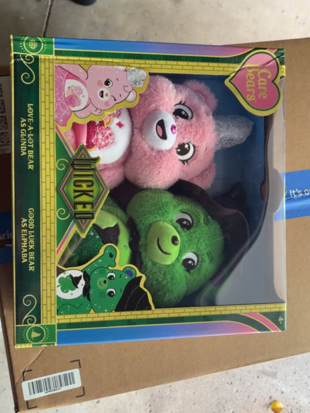 Care Bears x Wicked 2-Pack Plush – Glinda & Elphaba NWT